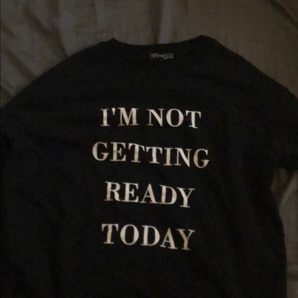 A lazy day long sleeved shirt